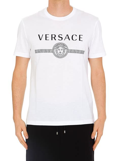 versace sport t shirt white|versace t shirt medusa.